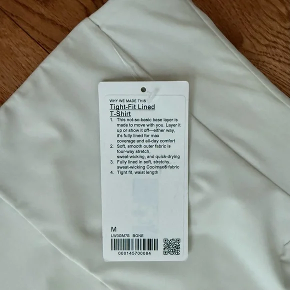 Lululemon NWT Tight-Fit Lined T-Shirt size M - Picture 4 of 10
